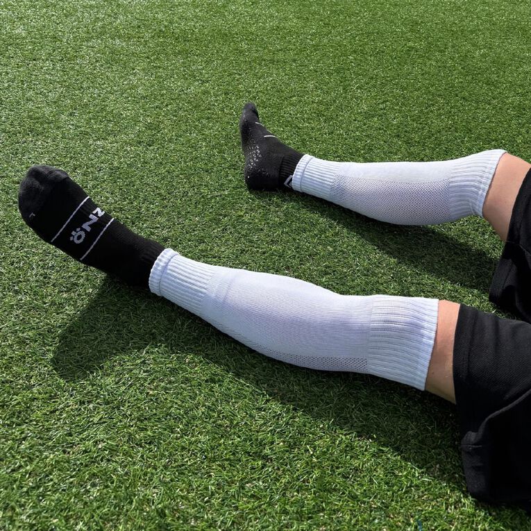 ONZ Socks Sleeves 2 Pack White One Size, White, hi-res