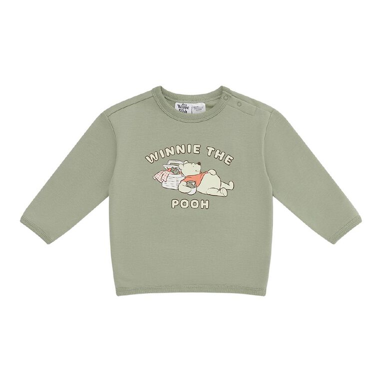 Winnie the Pooh Babies' 3 Piece Sweater Set, Green Mid, hi-res