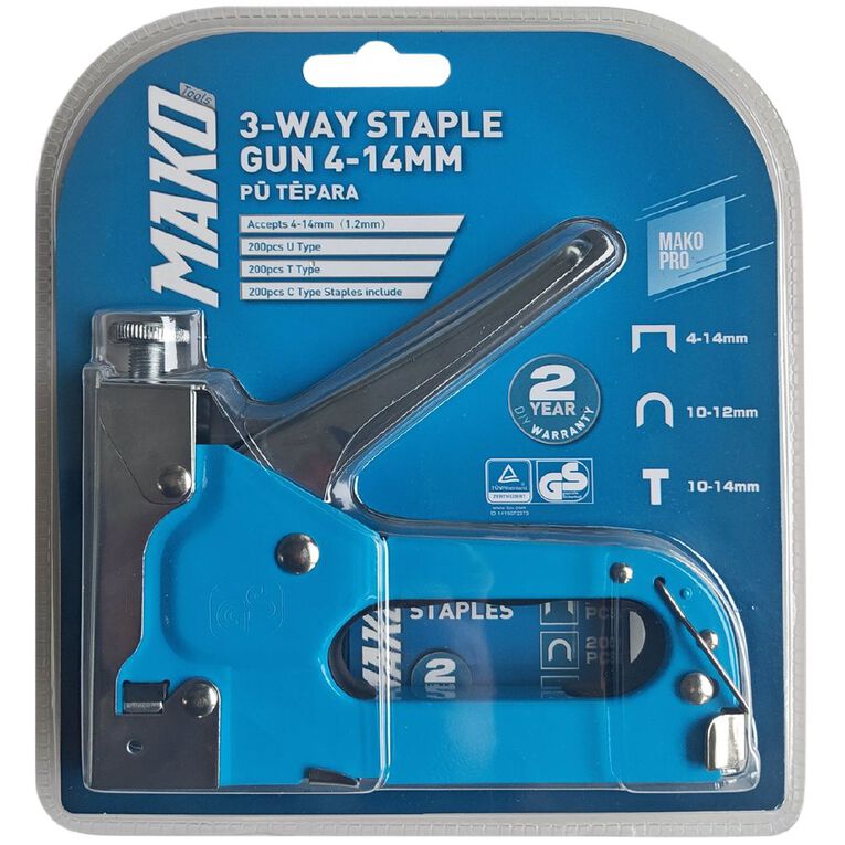 Mako 3-Way Staple Gun 4-14mm, , hi-res