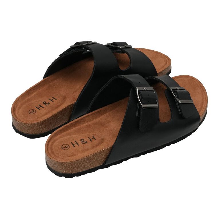 H&H Women's Rachel Sandals, Black, hi-res