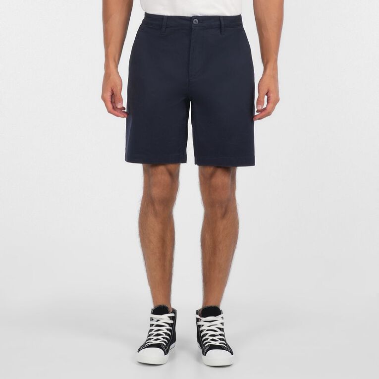 H&H Men's Chino Shorts, Blue Dark, hi-res
