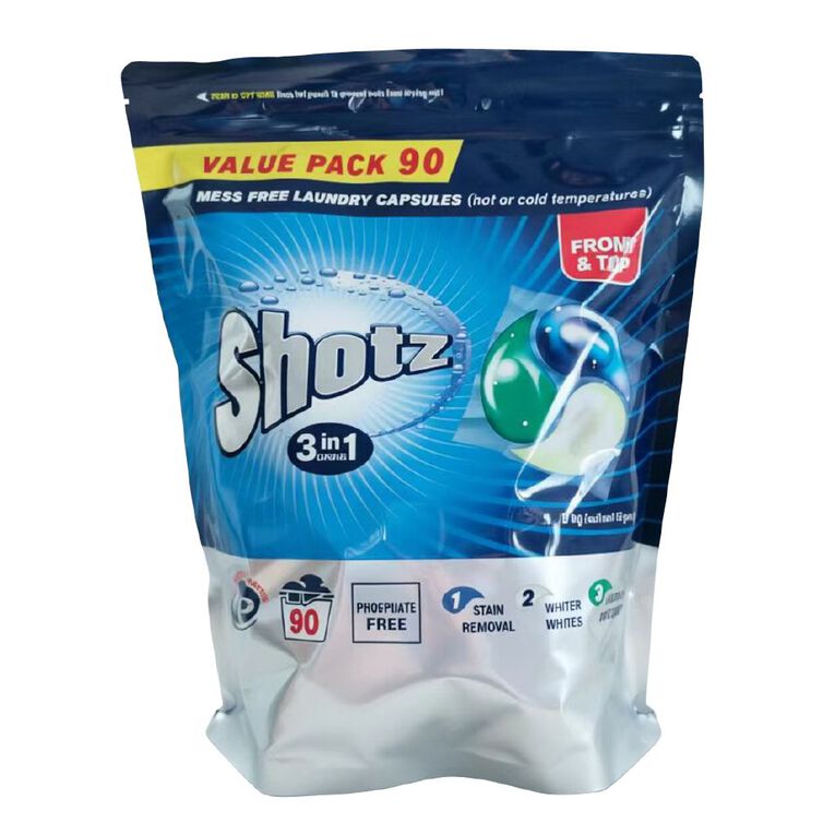 Shotz Laundry Pods Bulk Pack 90s, , hi-res