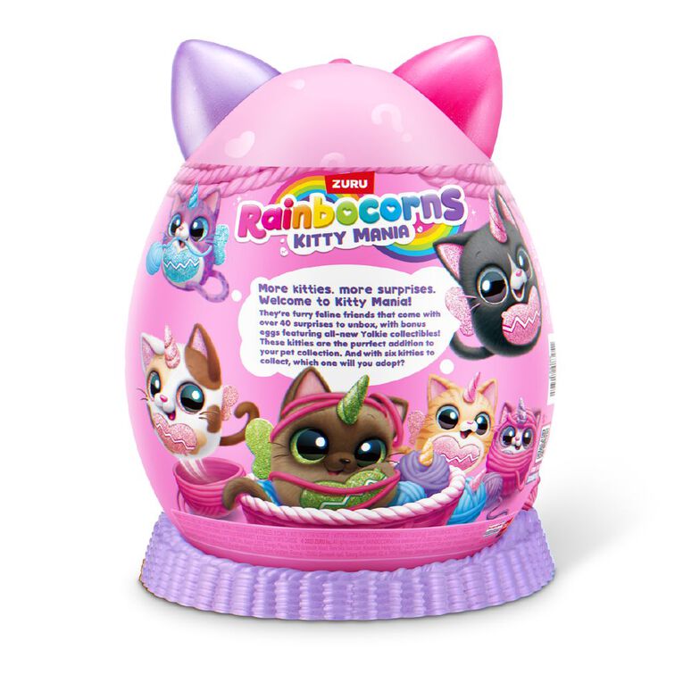 Zuru Rainbocorns Eggzania Kittymania Assorted, , hi-res
