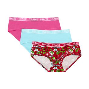 Tradie Women's Boyleg Briefs 3 Pack