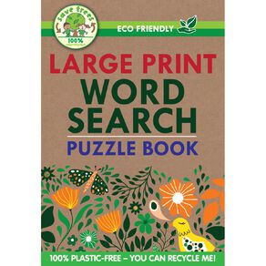 Eco Friendly Large Print Word Search Puzzle Book #2