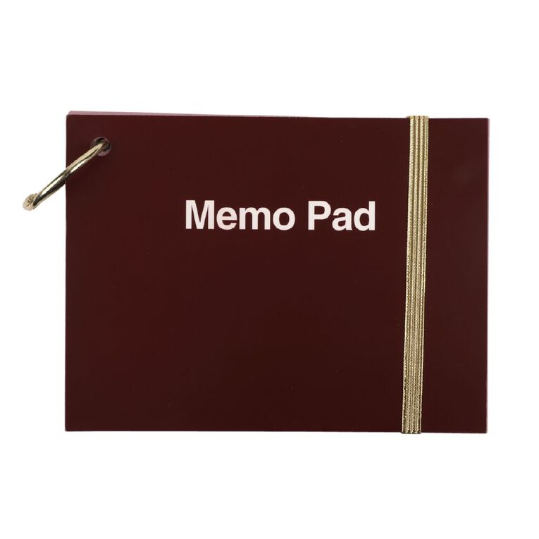 Uniti Adults Cherry Red Memo Pad, , hi-res