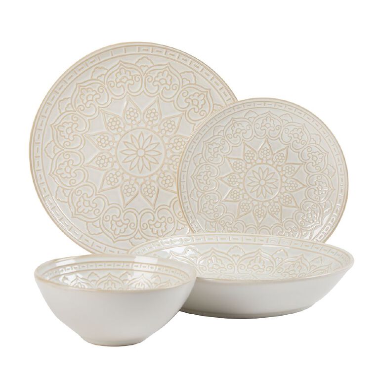 Living & Co Tangiers Side Plate Ivory, , hi-res