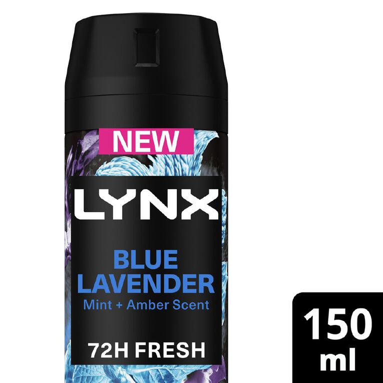 Lynx Deodorant Fine Fragrance Blue Lavender 150ml, , hi-res