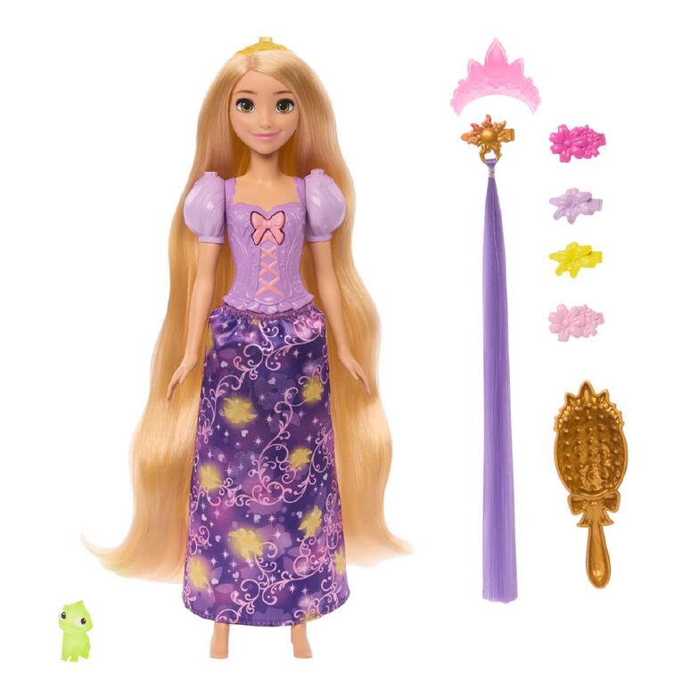 Disney Princess Rapunzel Glowing Hair Feature Doll, , hi-res