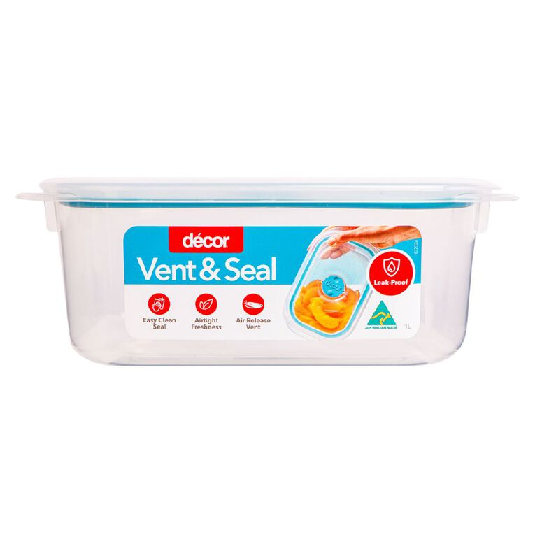 Decor Vent & Seal Plastic Oblong 1L, , hi-res