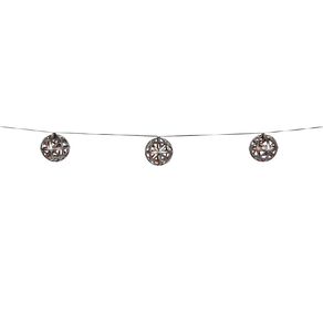 Kiwi Garden Wicker Solar String Light