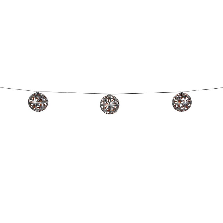 Kiwi Garden Wicker Solar String Light, , hi-res