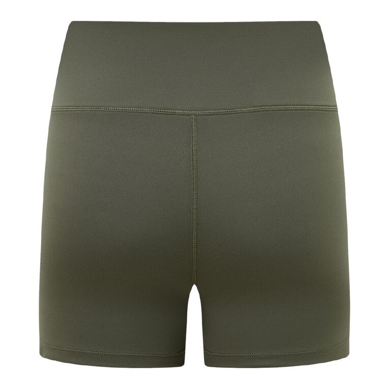 Active Intent Women's 4 Inch Bike Shorts, Green Mid, hi-res