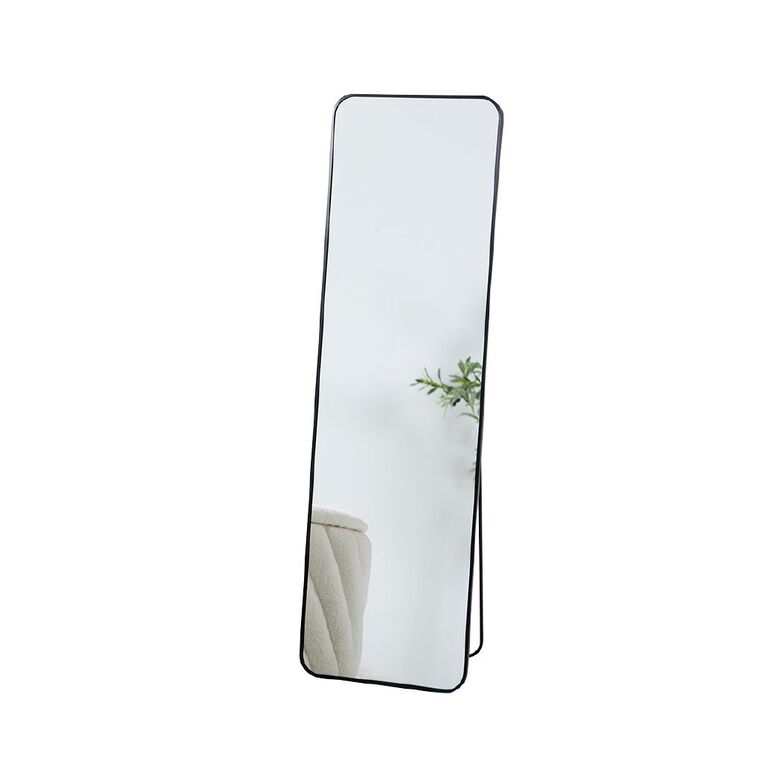 Living & Co Standing Mirror Black, , hi-res