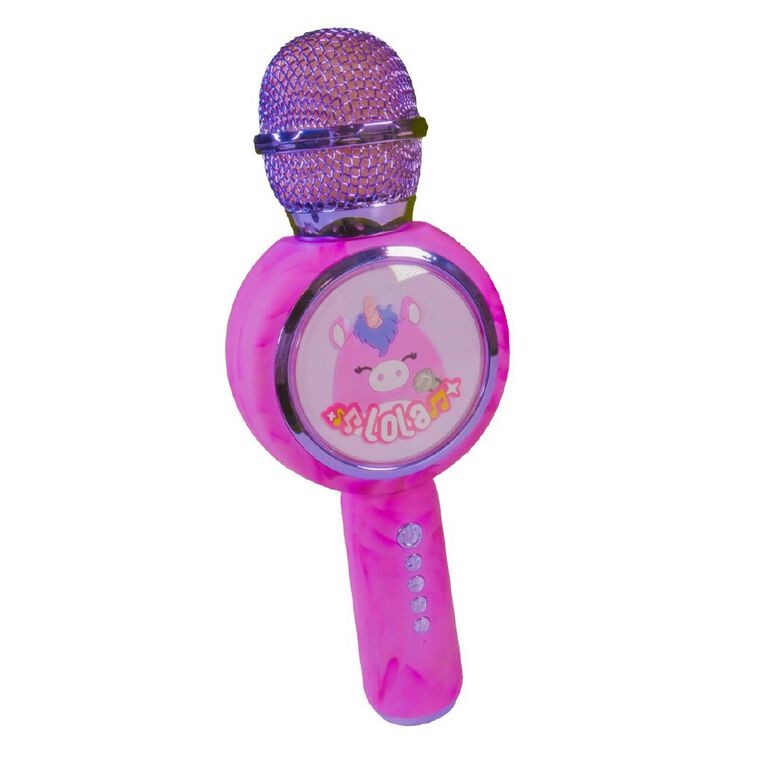 Squishmallows Karaoke Microphone Lola The Unicorn, , hi-res