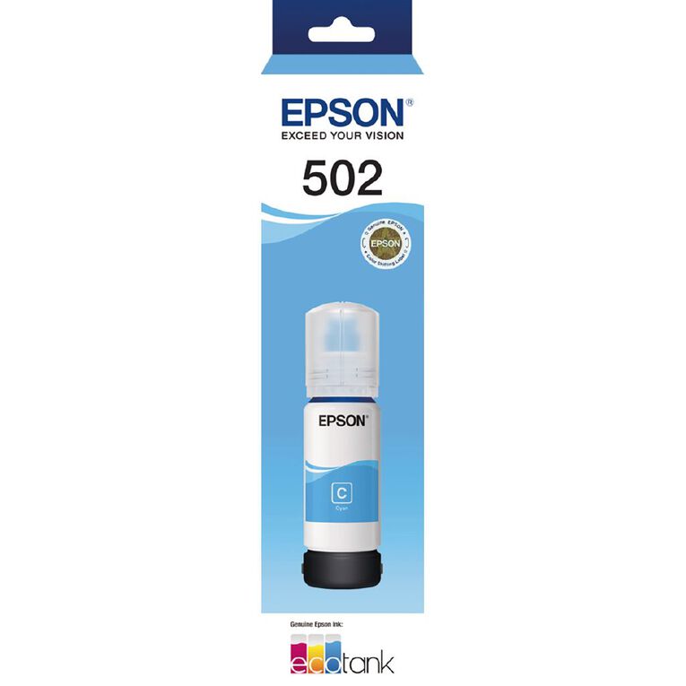 Epson T502 Ink Cyan 6000 Pages, , hi-res