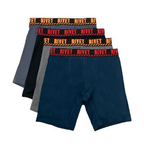 Rivet Men's Long Leg Trunks 4 Pack