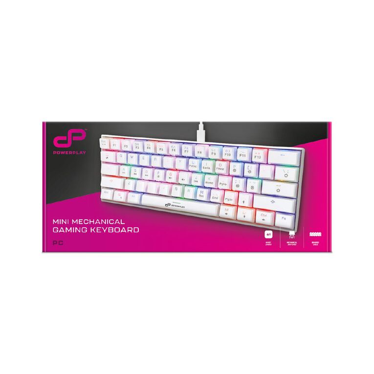 PowerPlay Mini Mechanical Keyboard White, , hi-res
