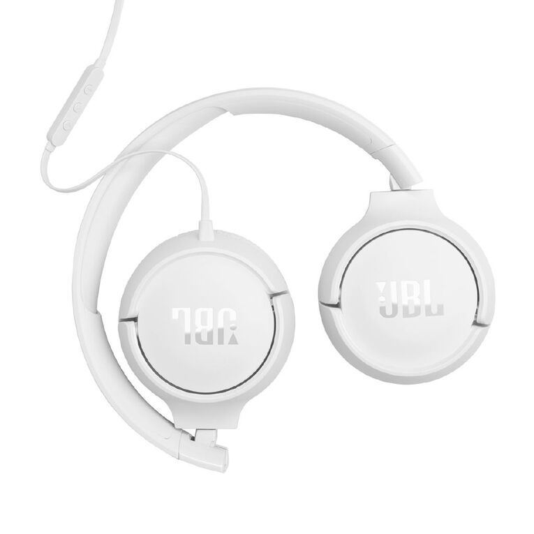 JBL Tune 520C USB-C Wired On-Ear Headphones White, , hi-res