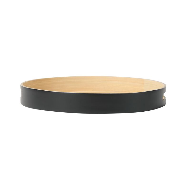 Living & Co Hamptons Bamboo Tray 35cm, , hi-res