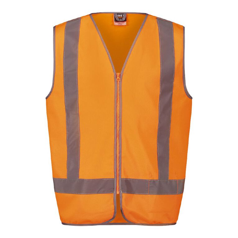 Rivet Hi Vis Vest, Orange, hi-res