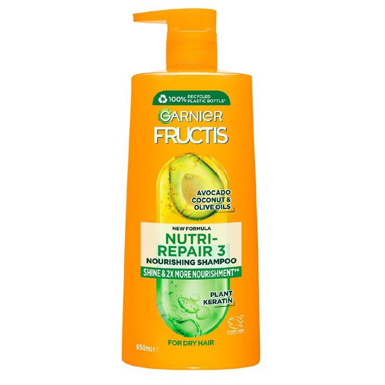 Garnier Nutri-Repair 3 Shampoo 850ml, , hi-res