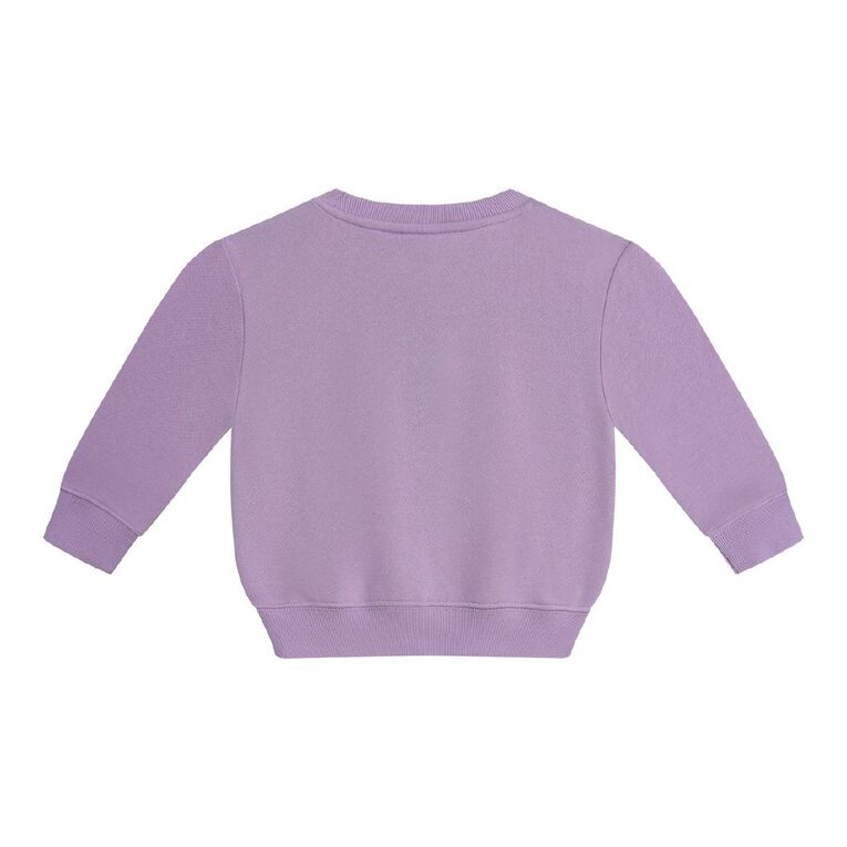 Young Original Preschool Printed Sweatshirt, Purple Light, hi-res