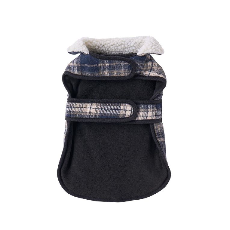 Petzone Check Jacket Blue Small, , hi-res