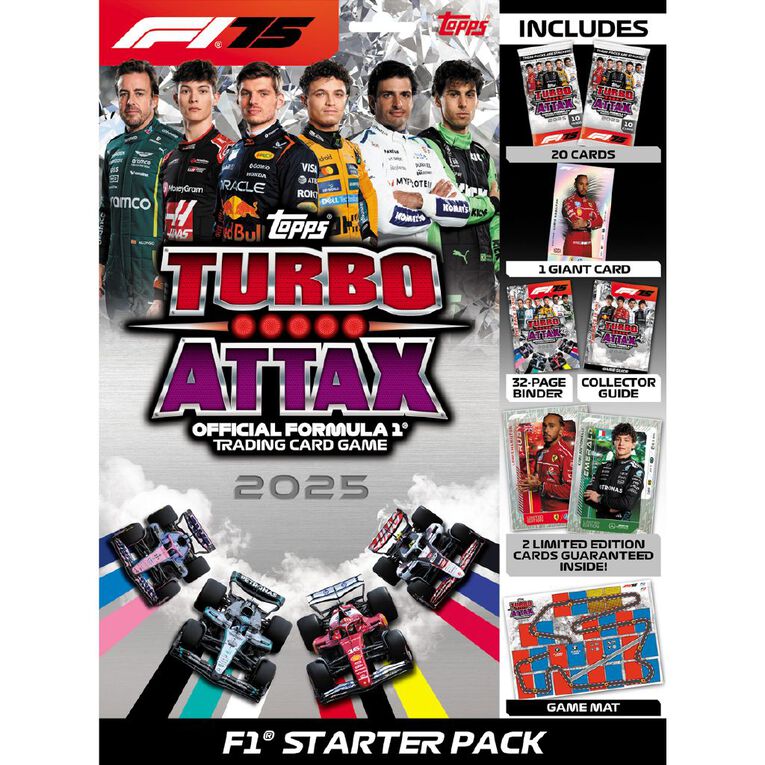 F1 Turbo Attax 2025 Starter Packs, , hi-res