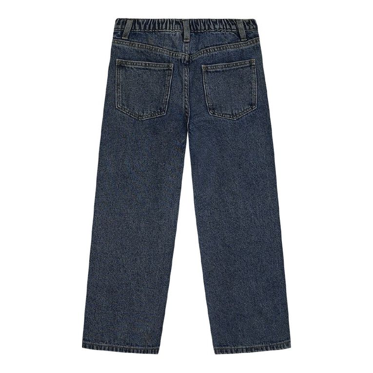 Young Original Embellished Wide Leg Jeans, Denim Mid, hi-res