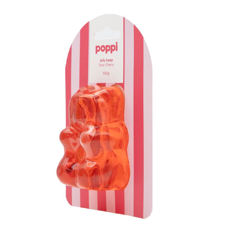 Poppi Jelly Soap Sour Cherry 100g, , hi-res