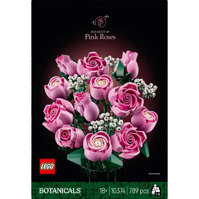 LEGO Botanicals Bouquet of Pink Roses 10374, , hi-res