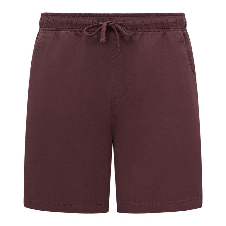H&H Men's Woven Shorts, Red Dark, hi-res