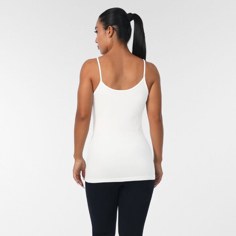H&H Women's Seamless Cami, White, hi-res