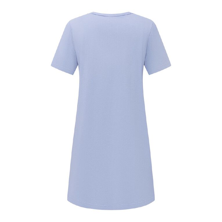 Stitch Women's Knit Nightie, Blue Light, hi-res