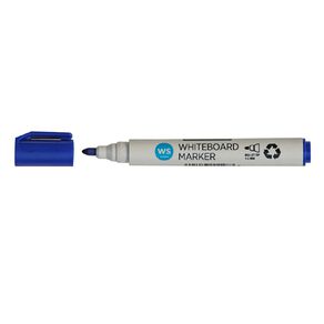 WS Whiteboard Marker Loose Blue Mid