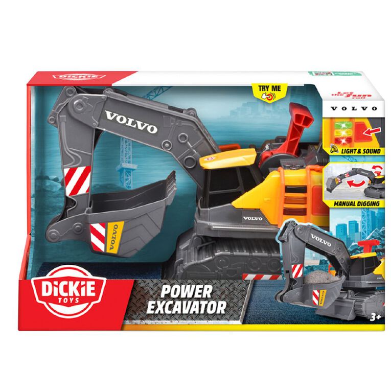 Volvo Power Excavator Freewheel Light & Sound, , hi-res