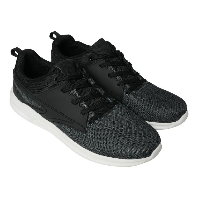 Active Intent Men's Apex Running Shoes, Black, hi-res