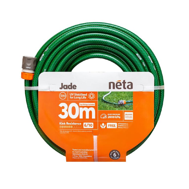 Neta Garden Hose Jade 12mm Fitted 30m, , hi-res