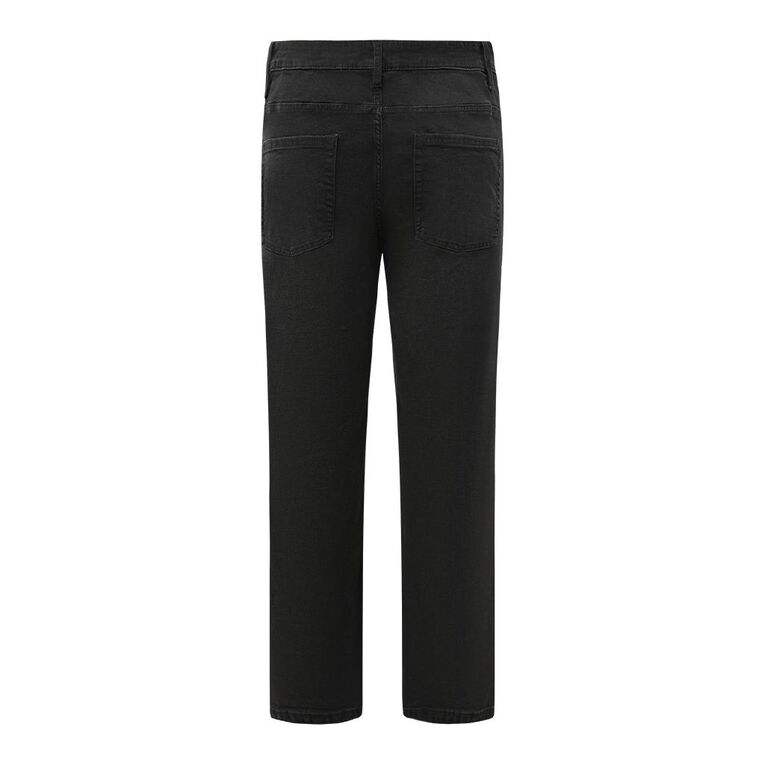 H&H Men's Slim Jeans, Black S25, hi-res