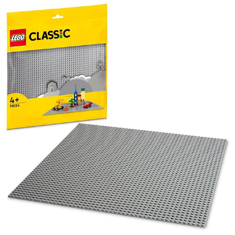 LEGO Classic Gray Baseplate 11024, , hi-res