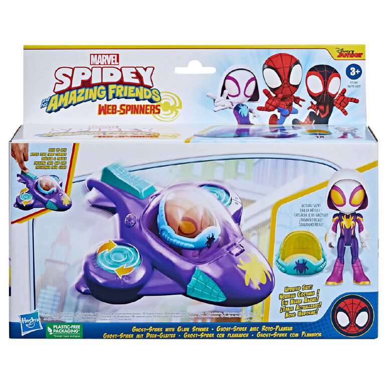 Spider-Man Spidey and Friends Webspinner Vehicle Assorted, , hi-res