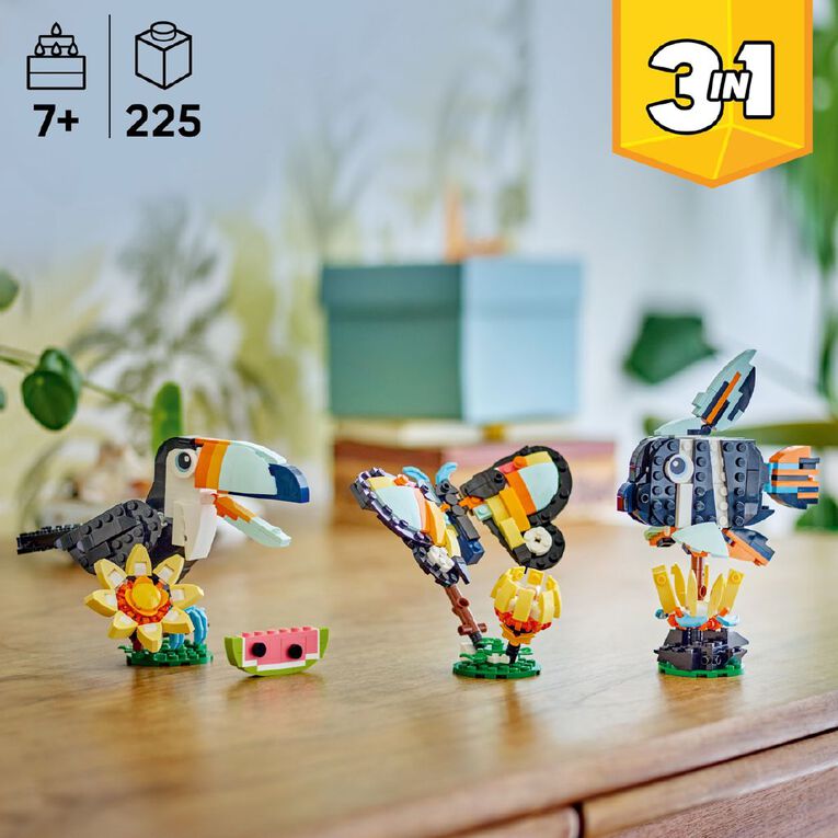 LEGO CREATOR Wild Animals Tropical Toucan 31173, , hi-res