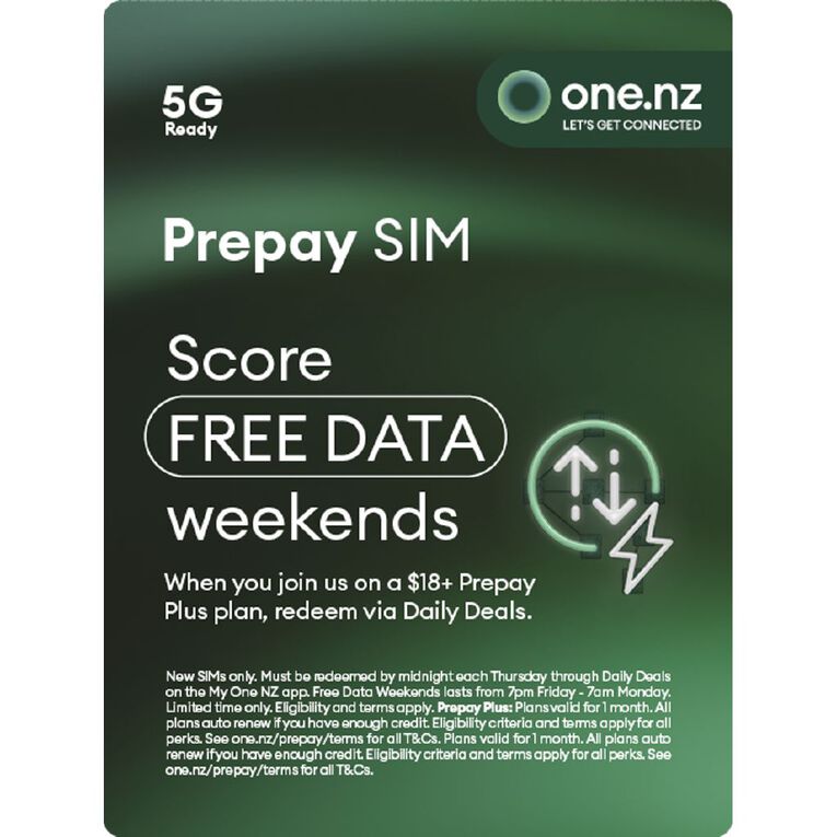 One NZ Prepay Triple SIM, , hi-res