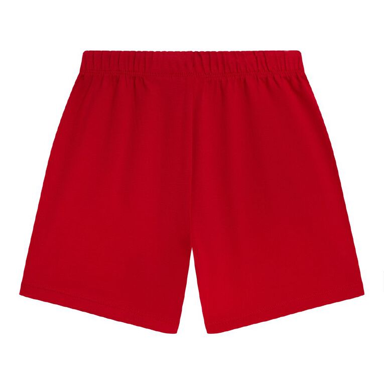 Young Original Preschool Jersey Shorts, Red Mid, hi-res