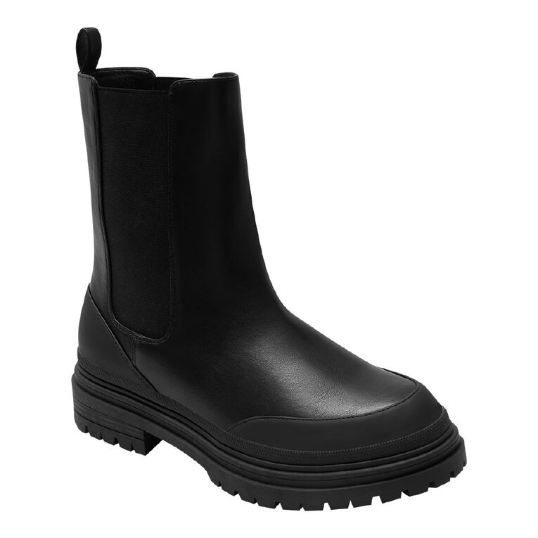 H&H Women's Harvey Ankle Boots, Black, hi-res