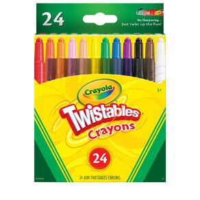Crayola Mini Twistable Crayons Multi-Coloured 24 Pack