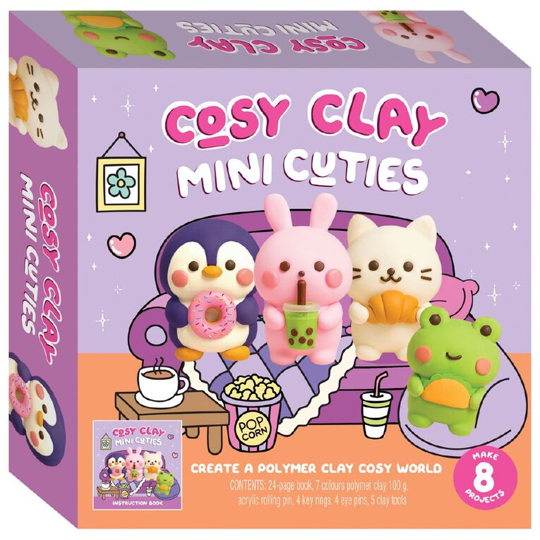 Hinkler Cosy Clay Mini Cuties, , hi-res