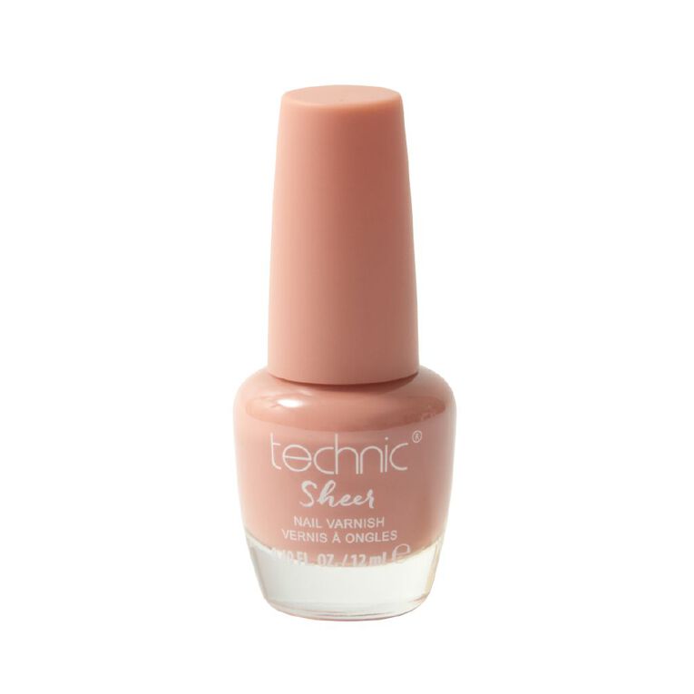 Technic Sheer Nail Varnish Dark Beige, , hi-res