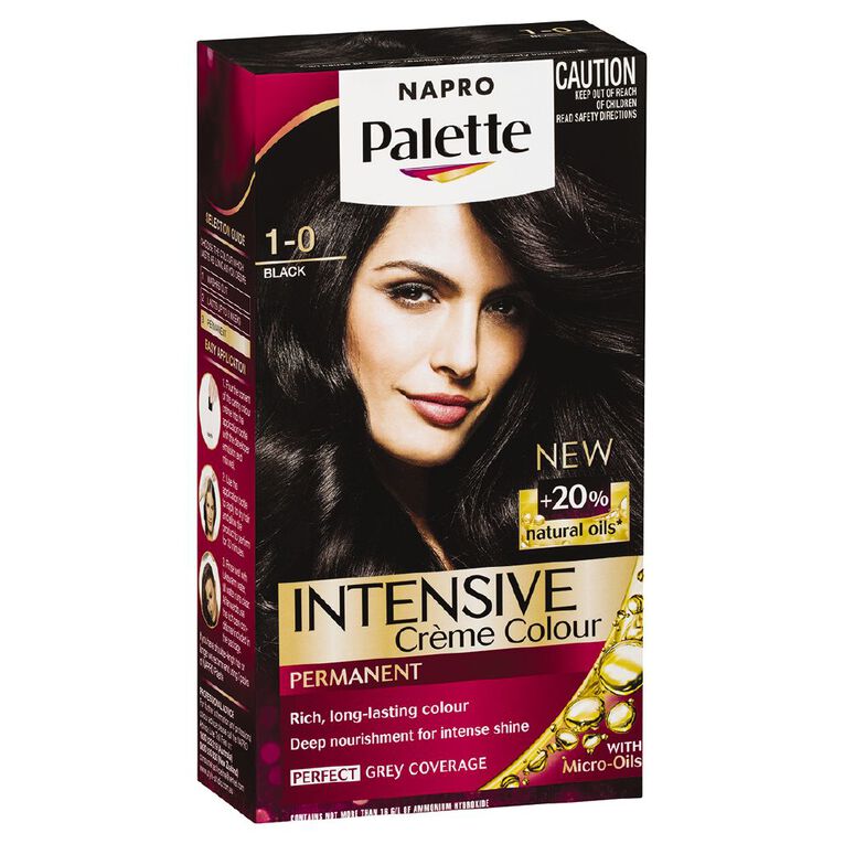 Napro Palette Hair Colour Black 1-0 Black, , hi-res